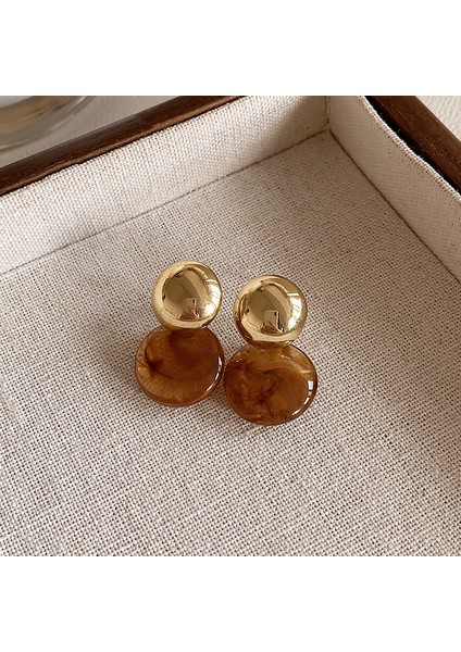 Fransız Hafif Lüks Vintage Merad Kehri Köri Küpeler Kadın Mizaç Tırnak Niş Hafif Lüks Tasarım Üst Düzey Aksesuar Duygusu (Yurt Dışından)