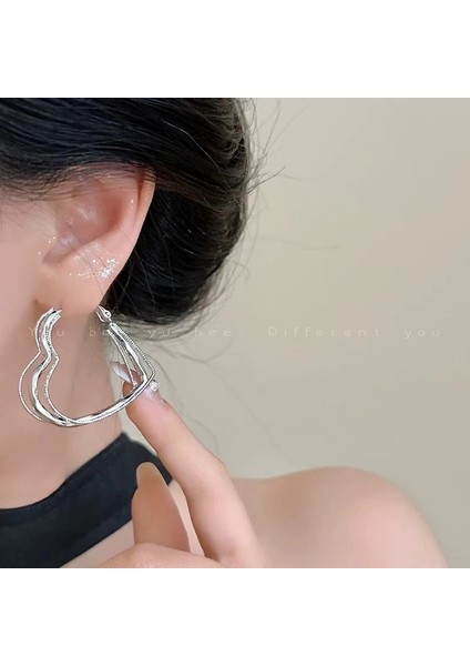 Avrupa ve Amerika Birleşik Devletleri Kişilik Büyük Daire Küpeler Kadın Kıdemli Küpe Duygusu Moda Mizaç Basit Küpeler Küpeler Kulak Aksesuarları (Yurt Dışından)