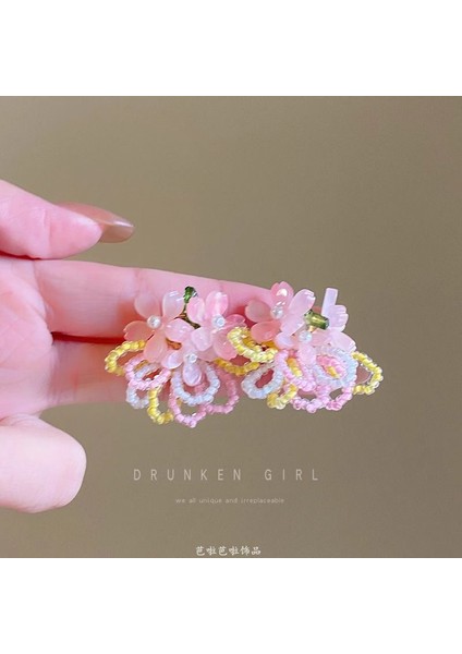 Kadınlar Için Tatil Tarzı Çiçekli Küpeler, Benzersiz ve Atılı Büyük Boy, Plaj Temalı Küpeler (Yurt Dışından)