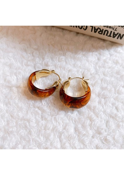 Maillard Kaplan Gözü Taşlı Küpeler - Kadınlar Için Vintage, Çok Yönlü, Zarif, Lüks, Sade ve Şık Küpeler (Yurt Dışından)