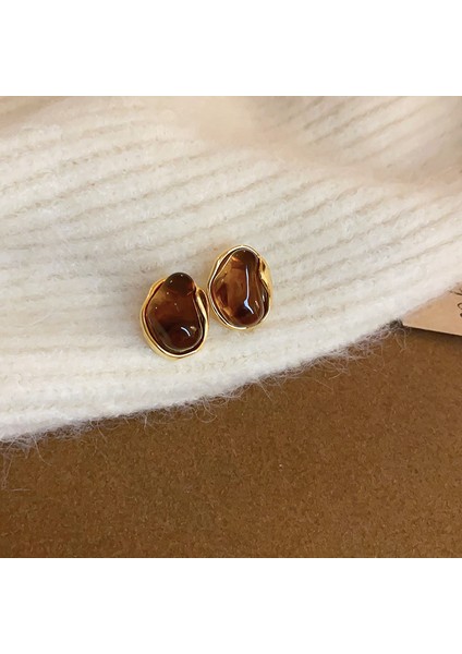 Maillard Kaplan Gözü Taşlı Küpeler - Kadınlar Için Vintage, Çok Yönlü, Zarif, Lüks, Sade ve Şık Küpeler (Yurt Dışından)