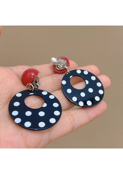 Retro Tarzı Kız Çocuk Küpeleri Klipsli Küpeler, Kulak Delmeye Gerek Yok, Avrupa ve Amerikan Tarzı Küpeler ve Takılar (Yurt Dışından)