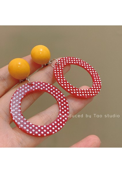 Retro Tarzı Kız Çocuk Küpeleri Klipsli Küpeler, Kulak Delmeye Gerek Yok, Avrupa ve Amerikan Tarzı Küpeler ve Takılar (Yurt Dışından)