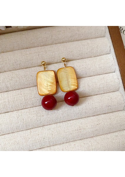 Maillard Kaplan Gözü Taşlı Küpeler - Kadınlar Için Vintage, Çok Yönlü, Zarif, Lüks, Sade ve Şık Küpeler (Yurt Dışından)