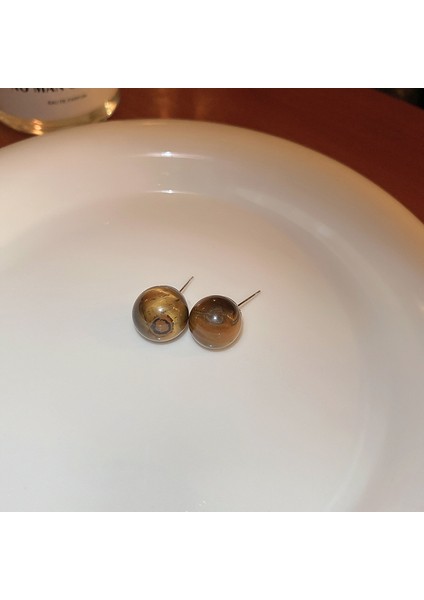 Maillard Kaplan Gözü Taşlı Küpeler - Kadınlar Için Vintage, Çok Yönlü, Zarif, Lüks, Sade ve Şık Küpeler (Yurt Dışından)