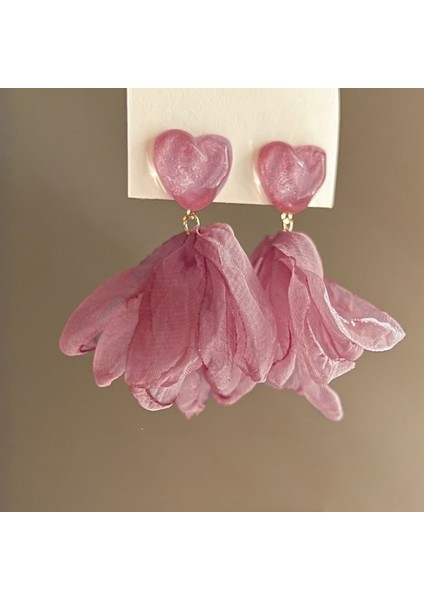 Kadınlar Için Tatil Tarzı Çiçekli Küpeler, Benzersiz ve Atılı Büyük Boy, Plaj Temalı Küpeler (Yurt Dışından)