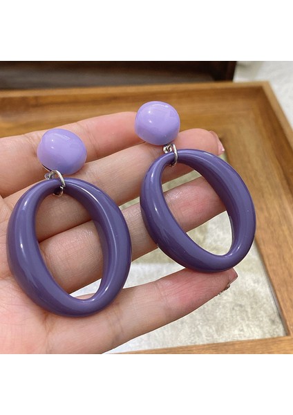 Retro Tarzı Kız Çocuk Küpeleri Klipsli Küpeler, Kulak Delmeye Gerek Yok, Avrupa ve Amerikan Tarzı Küpeler ve Takılar (Yurt Dışından)