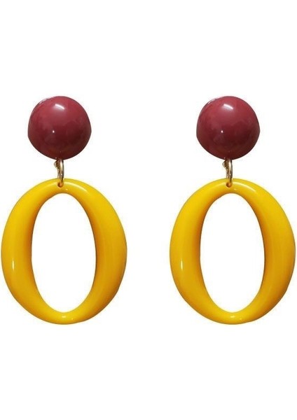 Retro Tarzı Kız Çocuk Küpeleri Klipsli Küpeler, Kulak Delmeye Gerek Yok, Avrupa ve Amerikan Tarzı Küpeler ve Takılar (Yurt Dışından)