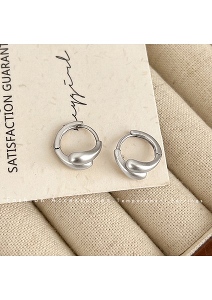 Avrupa ve Amerika Birleşik Devletleri Kişilik Büyük Daire Küpeler Kadın Kıdemli Küpe Duygusu Moda Mizaç Basit Küpeler Küpeler Kulak Aksesuarları (Yurt Dışından)