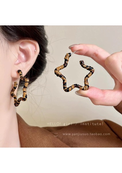 Kadınlar Için Yeni Sonbahar/kış Metalik Parlak Yuvarlak Küpeler, Zarif ve Sofistike, Kare ve Yuvarlak Yüzlere Yakışır, Retro Tarz. (Yurt Dışından)