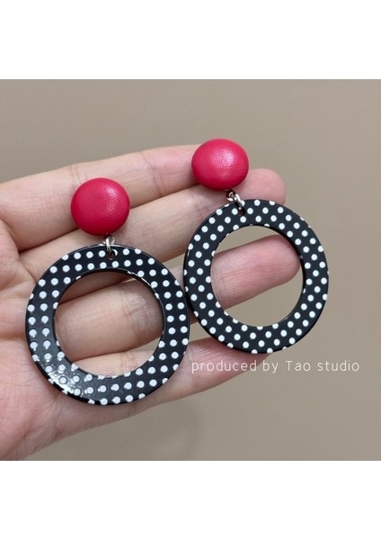 Retro Tarzı Kız Çocuk Küpeleri Klipsli Küpeler, Kulak Delmeye Gerek Yok, Avrupa ve Amerikan Tarzı Küpeler ve Takılar (Yurt Dışından)