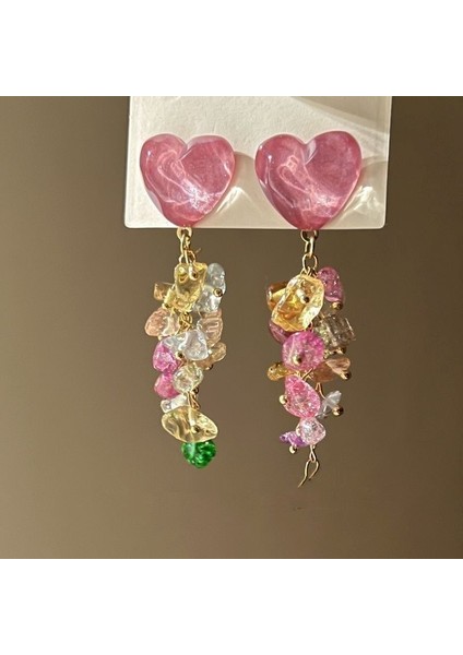 Kadınlar Için Tatil Tarzı Çiçekli Küpeler, Benzersiz ve Atılı Büyük Boy, Plaj Temalı Küpeler (Yurt Dışından)