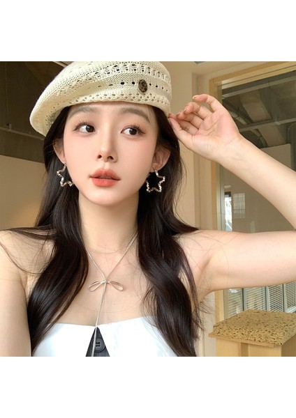 Kadınlar Için Yeni Sonbahar/kış Metalik Parlak Yuvarlak Küpeler, Zarif ve Sofistike, Kare ve Yuvarlak Yüzlere Yakışır, Retro Tarz. (Yurt Dışından)