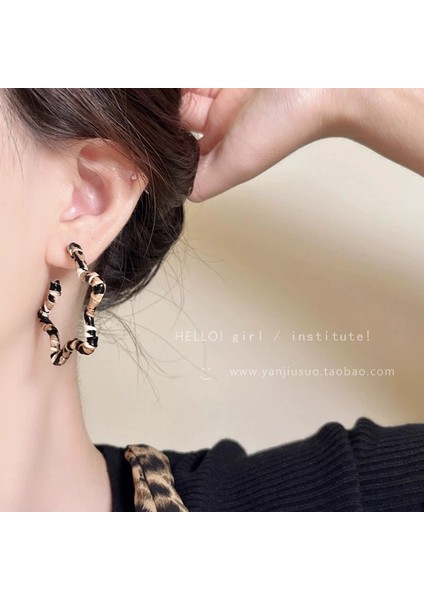 Kadınlar Için Yeni Sonbahar/kış Metalik Parlak Yuvarlak Küpeler, Zarif ve Sofistike, Kare ve Yuvarlak Yüzlere Yakışır, Retro Tarz. (Yurt Dışından)