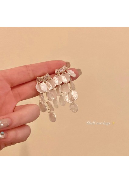 Kadınlar Için Yeni Sonbahar/kış Metalik Parlak Yuvarlak Küpeler, Zarif ve Sofistike, Kare ve Yuvarlak Yüzlere Yakışır, Retro Tarz. (Yurt Dışından)