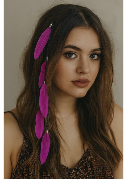 Tüylü Saç Zinciri Rasta Saç Ipi