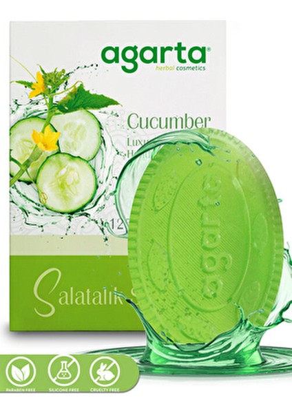 Doğal Salatalık Sabunu Cildi Kurutmadan Temizler 125 G El Yapımı Lüks fiyatları