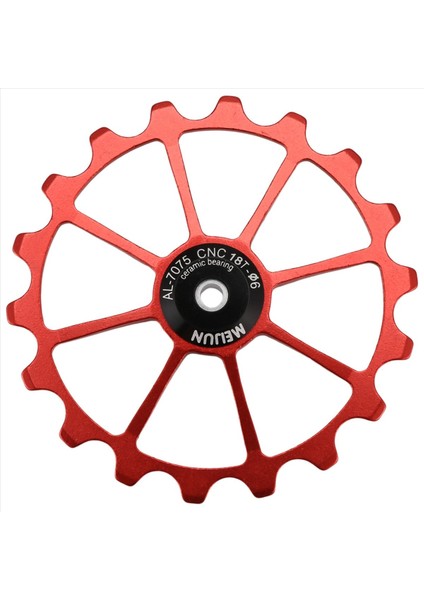 Meıjun 18T Bisiklet Arka Vites Seramik Rulman 4mm 5mm (Kırmızı) (Yurt Dışından)