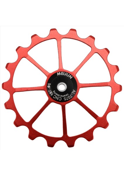 Meıjun 18T Bisiklet Arka Vites Seramik Rulman 4mm 5mm (Kırmızı) (Yurt Dışından) indirimleri