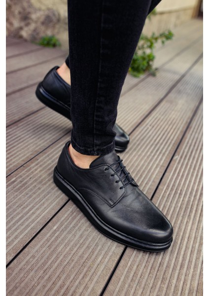 MN003 - Dst Classica Pelle Di Cuoio Erkek Ayakkabı Sıyah modelleri