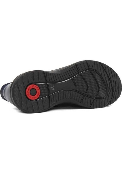 Erkek Lacivert Bağcıklı Kalın Tabanlı Deri Ayakkabı indirimleri