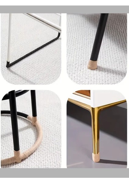 Yapışkanlı Mobilya Masa Sandalye Parke Zemin Ayak Koruyucu Kapı Kolları Dolap Kolları Koruma 2 Adet modelleri