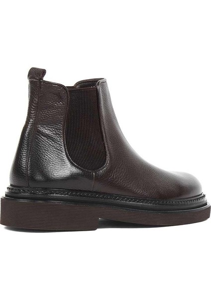 Erkek Kahverengi Deri Chelsea Bot indirimleri