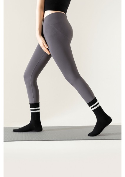 1 Çift Yeşil Yoga Pilates Kaydırmaz Çorap