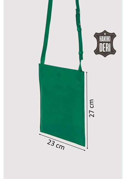 Hakiki Deri Kadın Omuz Çantası Yeşil SMR8978 modelleri