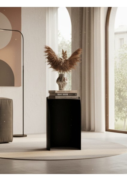 Pastel Minimalist Metal Yan Sehpa | Modern Dekoratif Salon & Ofis Dekorasyonu fiyatları