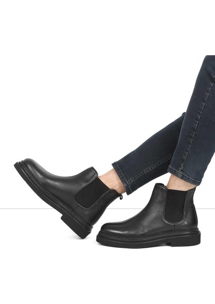 Erkek Siyah Deri Chelsea Bot fiyatları