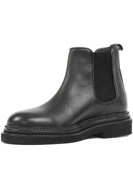 Erkek Siyah Deri Chelsea Bot fırsatları