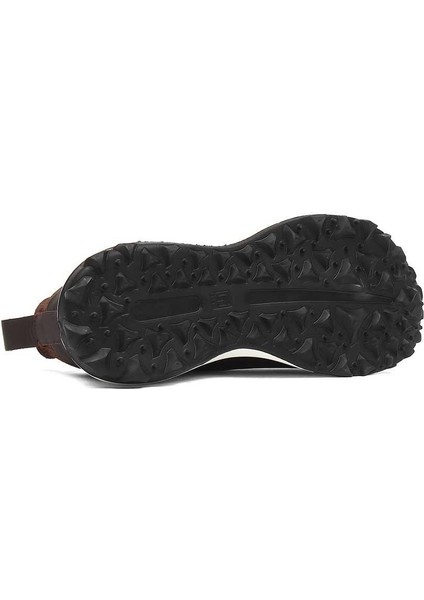 Erkek Kahverengi Kalın Tabanlı Süet Deri Sneaker