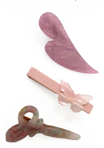 Akrilik Pastel Renkler Pens Yan Toka Seti- 3 Adet