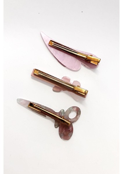 Akrilik Pastel Renkler Pens Yan Toka Seti- 3 Adet fiyatları