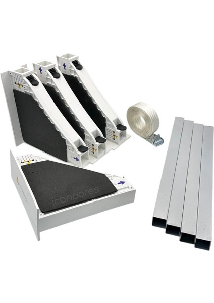 Lg Uyumlu Çamaşır - Kurutma Makinesi Ayarlanabilir Istifleme Kiti - Tüm Markalara Uyumlu