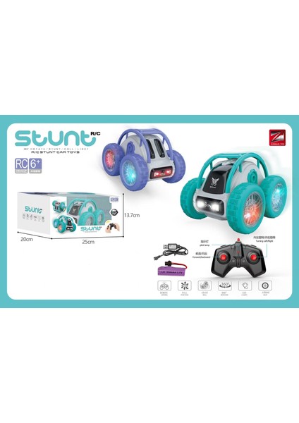 Stunt Car Uzaktan Kumandalı Şarjlı Işıklı Oyuncak Araba fiyatları