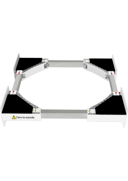 Hoover Uyumlu Çamaşır - Kurutma Makinesi Ayarlanabilir Istifleme Kiti - Tüm Markalara Uyumlu fırsatları