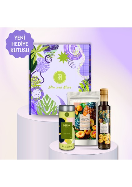 Clean Hediye Kutusu | Detox Tea, Ananas Sirkesi, Inülin Kahve – Doğal Arınma Seti fiyatları