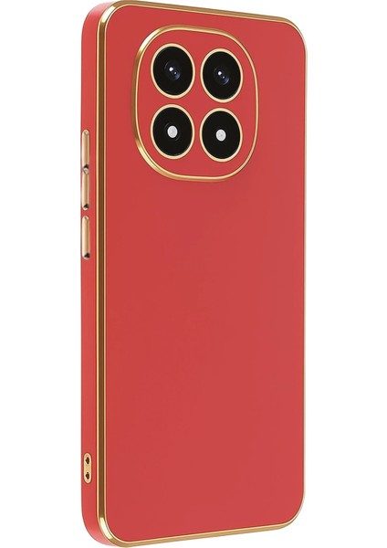 Redmi Note 14 4g Kılıf Volet Silikon - KIRMIZI-(5796)