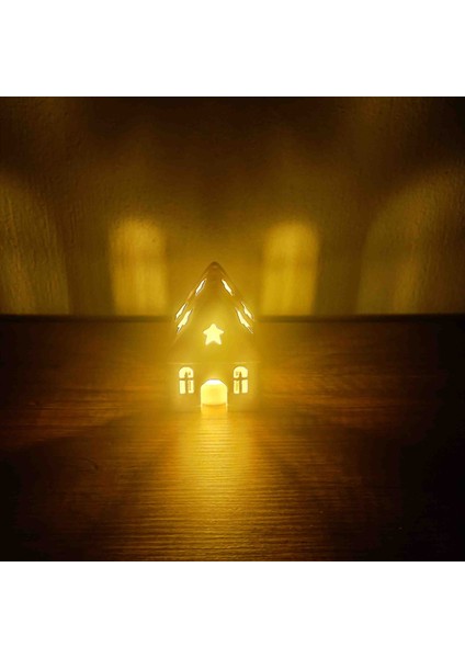 Dekoratif Yeni Yıl Temalı Işıklı Ev fiyatları