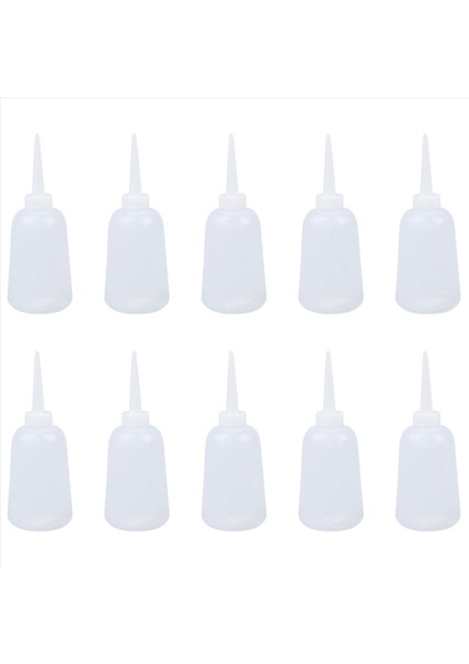 10X Berrak Beyaz Plastik Sos Yağ Sıvı Dağıtım Şişesi Şişe 300ML (Yurt Dışından)