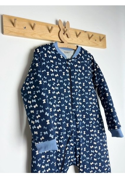 Lacivert Fiyonklu Kız Çocuk Pamuklu Bacaklı 8/10/12 Yaş Büyük Beden 2.5 Tog Kışlık Kalın Çocuk Uyku Tulumu modelleri