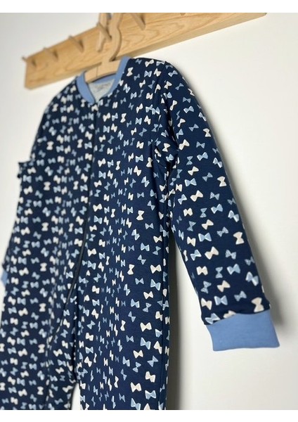 Lacivert Fiyonklu Kız Çocuk Pamuklu Bacaklı 8/10/12 Yaş Büyük Beden 2.5 Tog Kışlık Kalın Çocuk Uyku Tulumu fırsatları