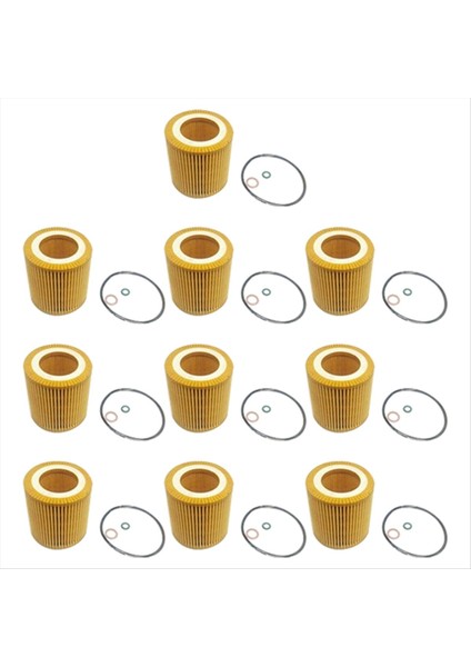 Motor Yağı Filtresi Bmw E60 E82 E88 E90 E92 E93 09106015 11427541827 (10 Adet) (Yurt Dışından)