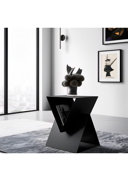 Pastel Minimalist Metal Yan Sehpa | Modern Dekoratif Salon & Ofis Dekorasyonu fiyatları