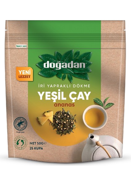 Dökme Yeşil Çay Ananas 50 gr fiyatları