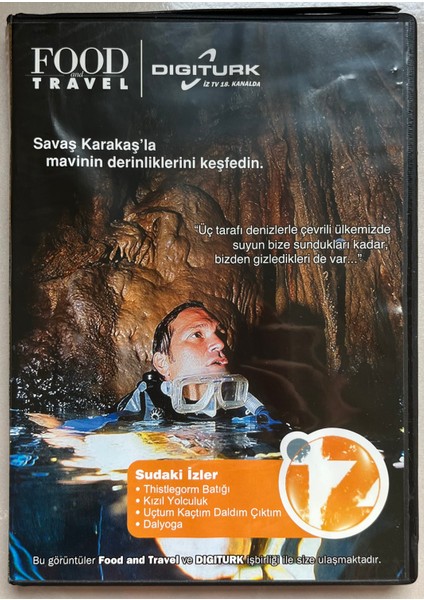 Savaş Karakaş'la Mavinin Derinliklerini Keşfedin Sudaki Izler DVD (Orijnal Dönem Baskı Dvd)