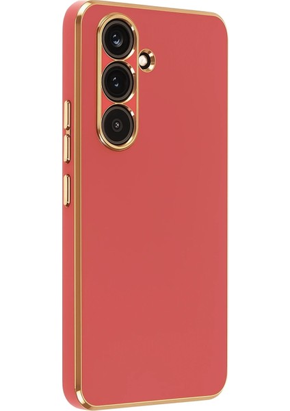 S25 Fe Volet Silikon - KIRMIZI-(5796)