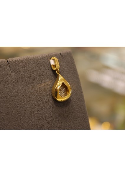 14 Ayar Altın Damla Model Kolye Ucu modelleri